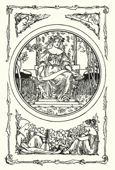 Illustration für Gedichte von John Keats von Robert Anning Bell