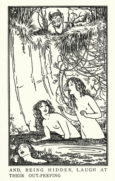 Illustration für Gedichte von John Keats: Endymion (Lithografie) von Robert Anning Bell