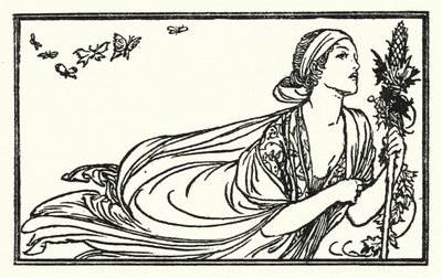 Illustration für Gedichte von John Keats: Schlaf und Poesie von Robert Anning Bell