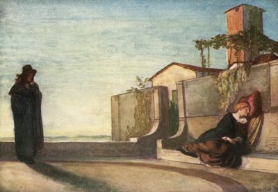 Schlaf weiter und träume eine Weile vom Himmel von Robert Anning Bell