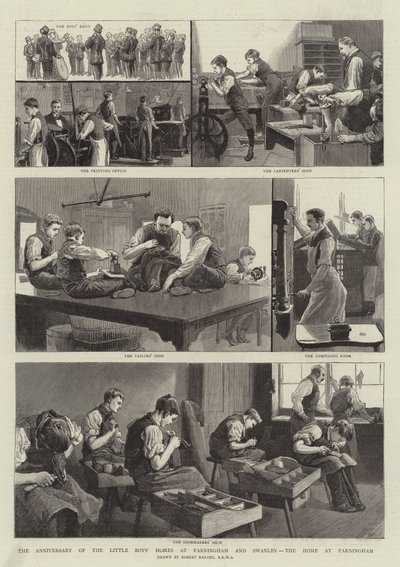 Der Jahrestag der Heime für kleine Jungen in Farningham und Swanley, das Heim in Farningham von Robert Barnes
