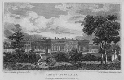 Hampton Court Palace von Robert Blemell (after) Schnebbelie