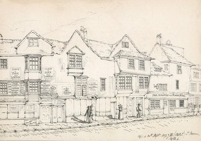 Fenchurch Street, London, 1817 von Robert Blemell Schnebbelie
