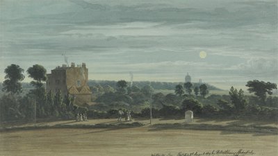Der Whittington-Stein bei Mondlicht von Robert Bremmel Schnebbelie