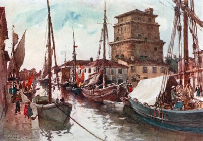 Hafen von Viareggio von Robert Charles Goff