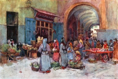Straßenverkäufer, Pisa von Robert Charles Goff