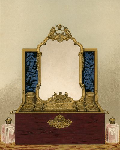 Toilettenkoffer, präsentiert von den Damen und Herren des Haushalts Ihrer Majestät von Robert Dudley