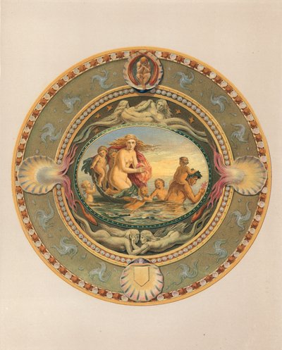 Plateau aus Majolika, präsentiert vom Earl of Mount Edgecumbe von Robert Dudley