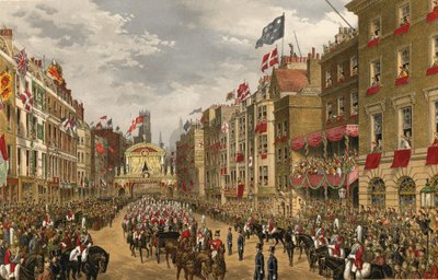 Temple Bar, London, 7. März 1863 von Robert Dudley
