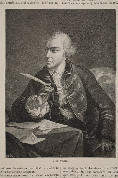 John Wilkes, Illustration aus 