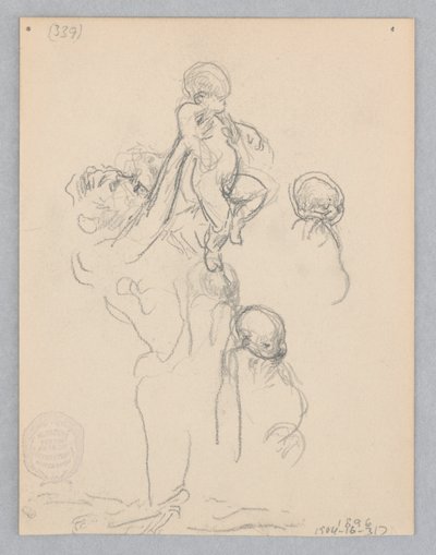 Studie für eine tanzende Frau, "Stimmungen zur Musik," Mendelssohn Glee Club, New York, NY von Robert Frederick Blum