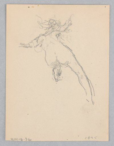 Studie für eine tanzende Frau, "Stimmungen zur Musik," Mendelssohn Glee Club, New York, NY von Robert Frederick Blum