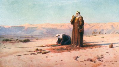 Gebet in der Wüste von Robert George Talbot Kelly