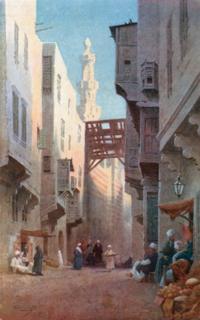 Sharia Bab-el-Wazir, Kairo von Robert George Talbot Kelly