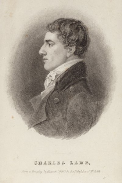 Porträt von Charles Lamb von Robert Hancock
