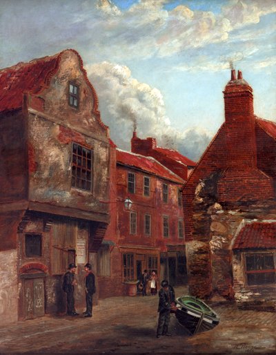 Old Shields, Wapping Street und Union Lane, 1896 von Robert Hodge