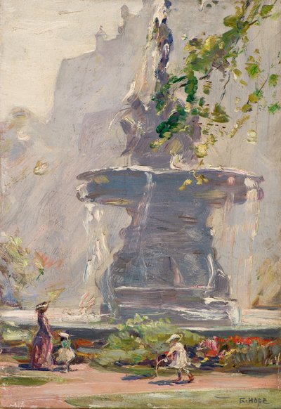 Der Brunnen, Princes Street Gardens, Edinburgh von Robert Hope