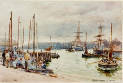 Fischereihafen, North Shields von Robert Jobling