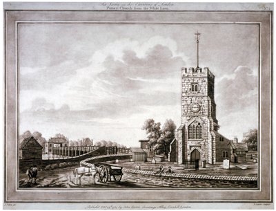 Kirche St. Mary, Putney, Wandsworth, London, 1783 von Robert Laurie