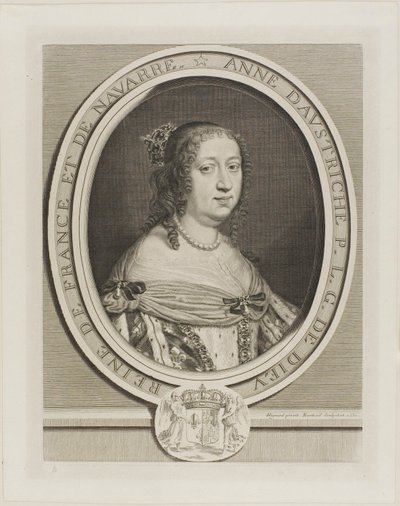 Anna von Österreich, Königin von Frankreich von Robert Nanteuil