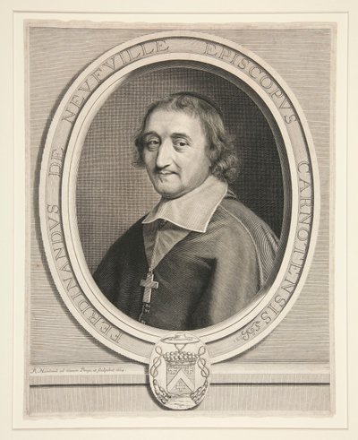 Ferdinand de Neufville, Bischof von Chartres (1608-1678) von Robert Nanteuil
