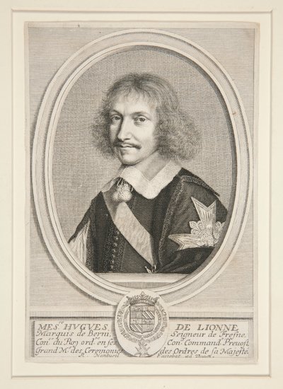 Hugues de Lionne, Marquis von Berni (1611-1671) von Robert Nanteuil