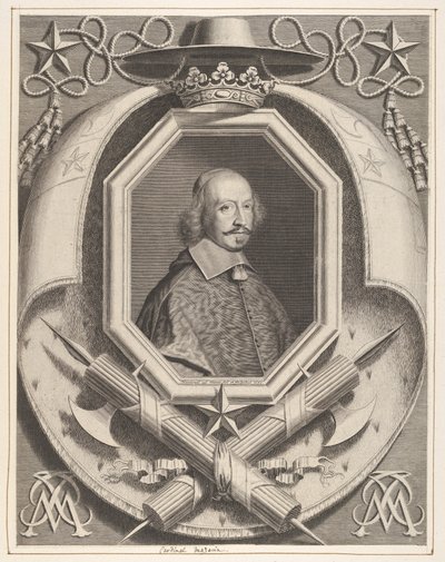 Le Cardinal Jules Mazarin, 1659 von Robert Nanteuil