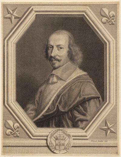 Porträt von Kardinal Jules Mazarin von Robert Nanteuil