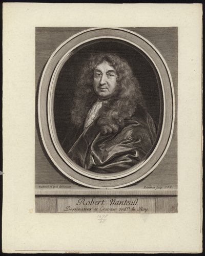 Selbstporträt des französischen Graveurs Robert Nanteuil von Robert Nanteuil