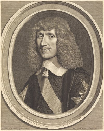 Leon-Bouthillier, Graf von Chavigny von Robert Nanteuil after Philippe de Champaigne