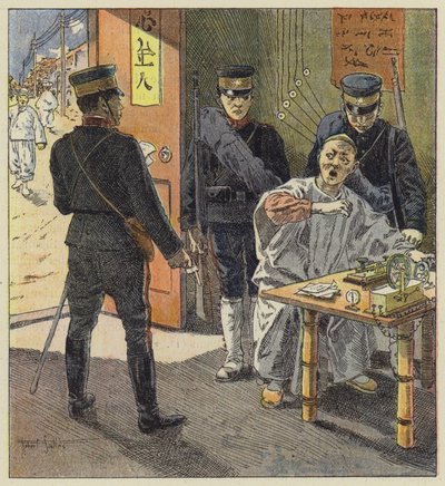 Die Japaner übernehmen die Kontrolle über die Telegrafenleitungen von Robert Salles