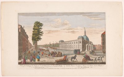 Ansicht der Börse in Rotterdam von Robert Sayer