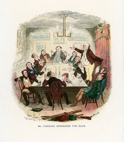 Illustration für die Pickwick-Papiere von Robert Seymour