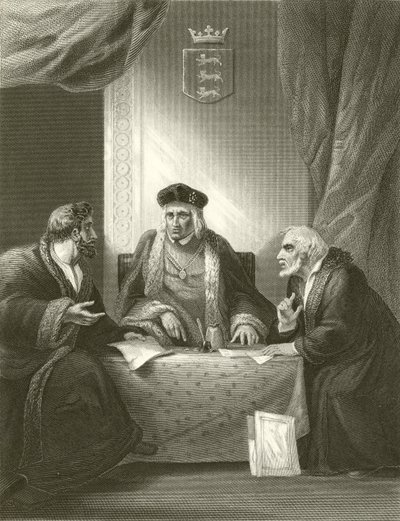 Heinrich VII. mit Empson und Dudley von Robert Smirke