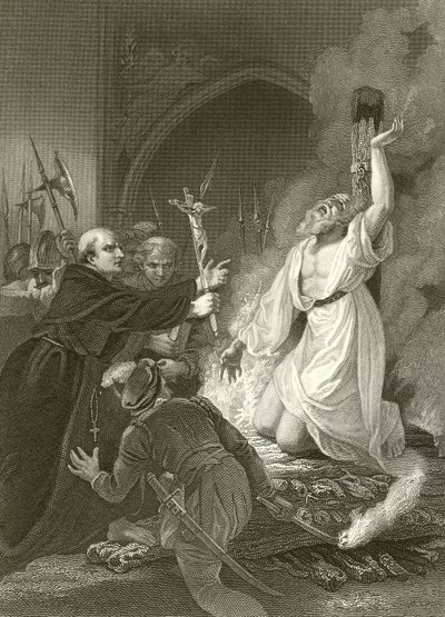 Das Martyrium von Erzbischof Cranmer von Robert Smirke