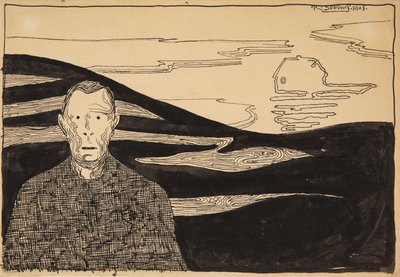Abendlandschaft von Robert Storm Petersen