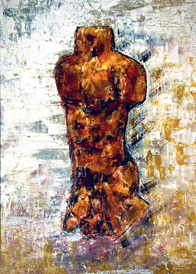 Skulpturaler Männlicher Torso von Robert Thirtle