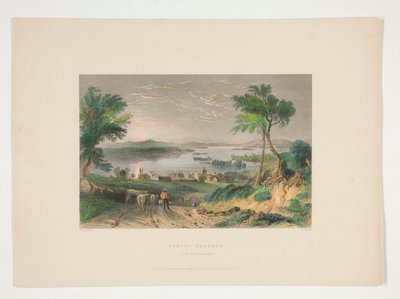 Centre Harbour, Lake Winnipesaukee, Illustration für Nathaniel Parker Willis von Robert Wallis
