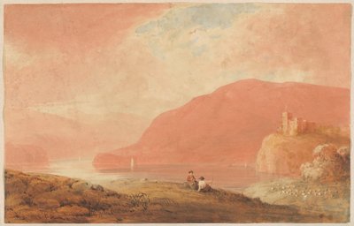 Schloss an einem Fluss von Robert Walter Weir