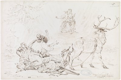 Väinämöinen und die Jungfrau von Pohjola von Robert Wilhelm Ekman