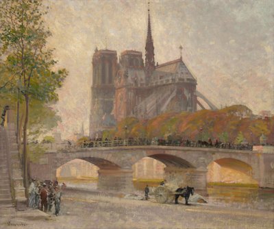 Notre Dame de Paris von Robert William Vonnoh