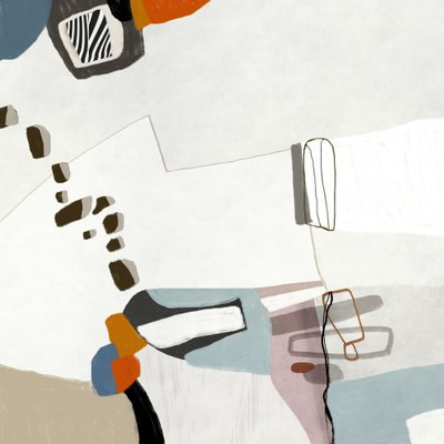 Moderne abstrakte Formen von Roberto Moro