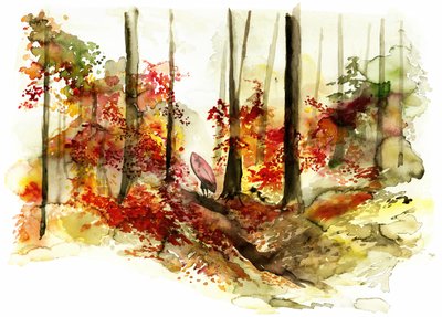 Herbstwald Surf-Reise von RodMacIver