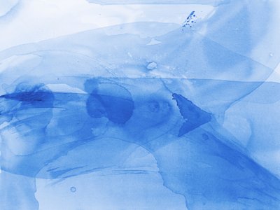 Ruhige blaue Abstraktion von RodMacIver