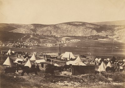 Lager der 5. Dragonergarde von Roger Fenton
