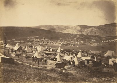 Lager der 5. Dragonergarde von Roger Fenton