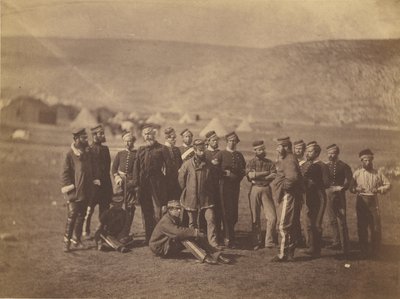 Oberst Doherty, Offiziere und Mannschaften. 13. Leichtes Dragonerregiment. von Roger Fenton