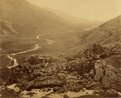 Glyn Francon, vom Lake Ogwen aus von Roger Fenton
