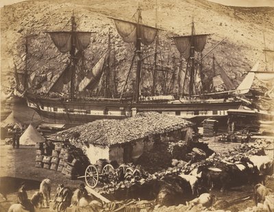 Hafen von Balaklawa, Der Vieh-Pier von Roger Fenton