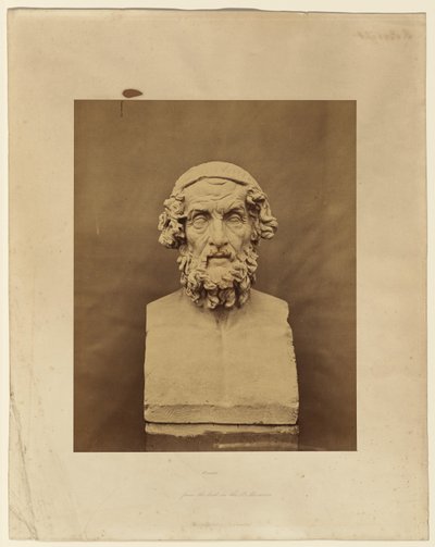 Homer, nach der Büste im British Museum von Roger Fenton